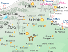 Karte Llubi Mallorca