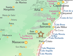 Karte Son Carrio Mallorca