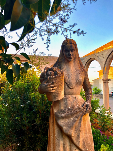 Statue in der Ermita de Bonany