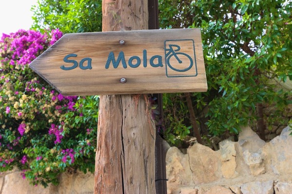 Fahrradweg zum Cap Sa Mola