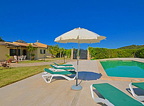 Mallorca Urlaub in schöner Pool - Finca für 6 Personen mit Internet, Klimaanlage, Garten, Grill und Aussendusche mit Bestpreisgarantie.
