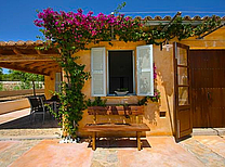 Kinderfreundliche Ferienunterkunft für eine Familie von bis zu 6 Personen in Manacor, im Osten Mallorcas unweit der schönen Strände von Porto Cristo und Cala Millor.