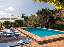 Romantisches Ferienhaus mit kindersicheren Pool in ruhiger Lage an der Nordküste von Mallorca, nahe Pollenca
