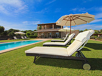 Luxus Finca in Strandnähe zwischen Arta und Canyamel für 10 Personen an der Ostküste von Mallorca - Exklusive Ausstattung mit Sommerküche, Klimaanlage und Internet.