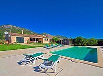 Mallorca Urlaub in schöner Pool - Finca für 6 Personen mit Internet, Klimaanlage, Garten, Grill und Aussendusche mit Bestpreisgarantie.