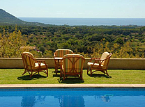 Ein atemberaubendes Panorama – Urlaub in der Finca Codera mit Meerblick, Internet und Garten im Nordosten von Mallorca