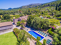 Schönes Ferienhaus im nördlichen Mallorca nahe Pollenca mit viel Privatsphäre, BBQ Grill und großen Pool für bis zu 8 Personen.